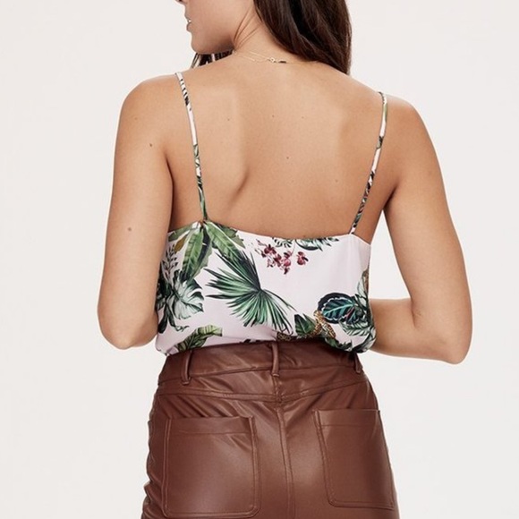 David Lerner - Eva Scoop Neck Cami Jungle Print - Picture 8 of 8